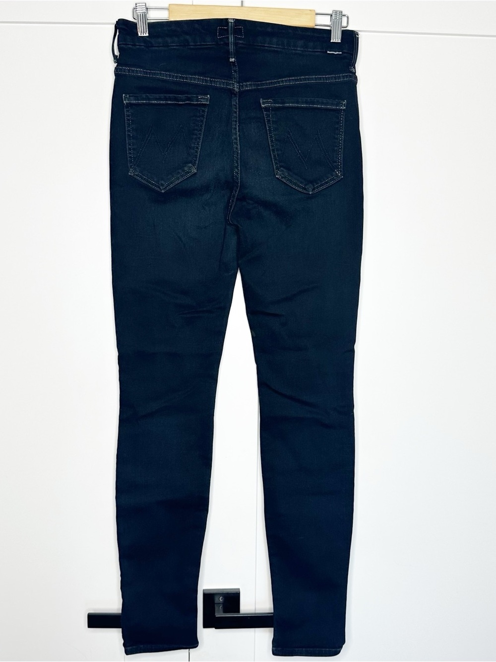 MOTHER Denim High Waisted Looker 28 6 Coffee, Tea or Me skinny dark designer - Picture 7 of 14